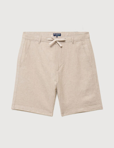 Bermuda vert olive homme