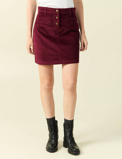 Jupe bordeaux femme