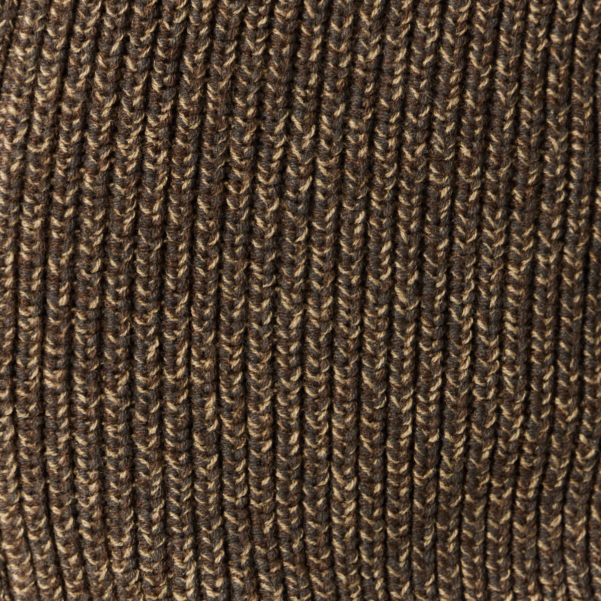 Gilet manches longues marron homme