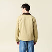 Blouson oversize court beige homme