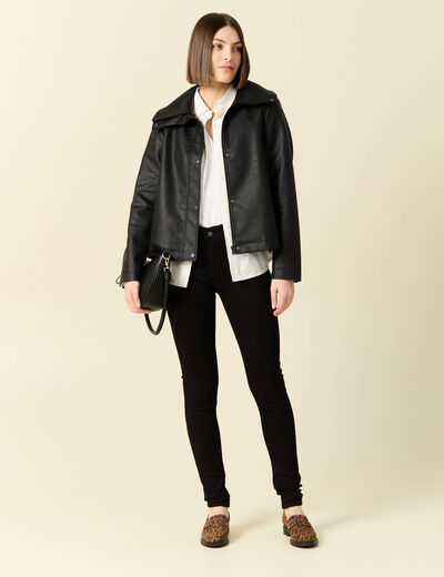 Jeans Marylin - skinny push up denim noir femme