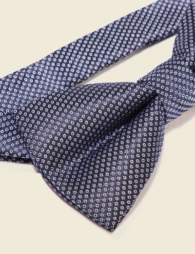 Noeud de papillon bleu marine homme