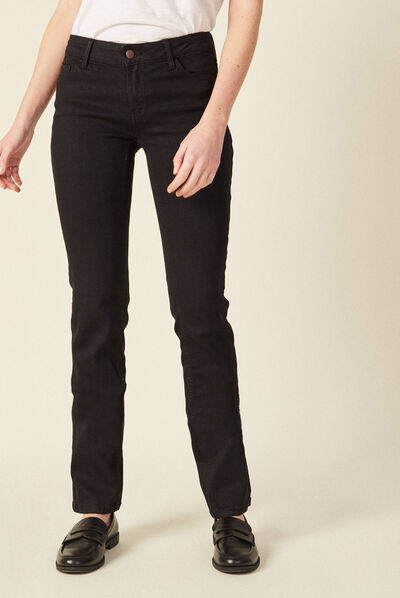 Jeans Fanny - regular denim noir femme