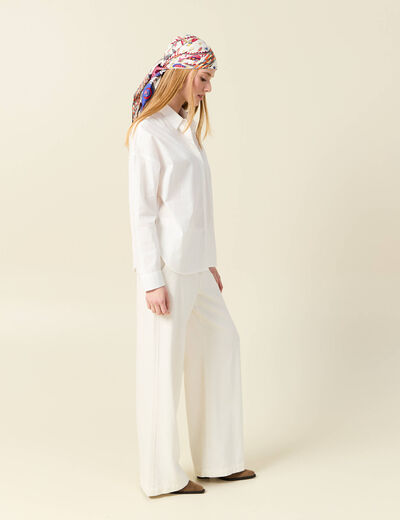 Chemise éco-responsable ecru femme