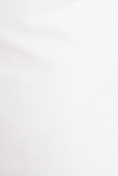 Jeans tapered détails destroy denim blanc homme