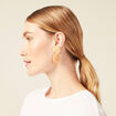Boucles d'oreilles pendantes sable femme