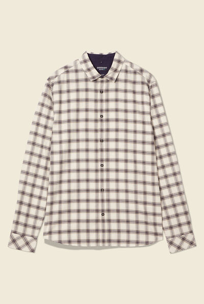 Chemise éco-responsable ecru homme