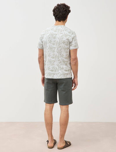 T-shirt manches courtes bleu ciel homme