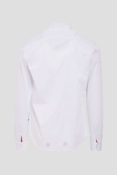 Chemise manches longues blanc homme