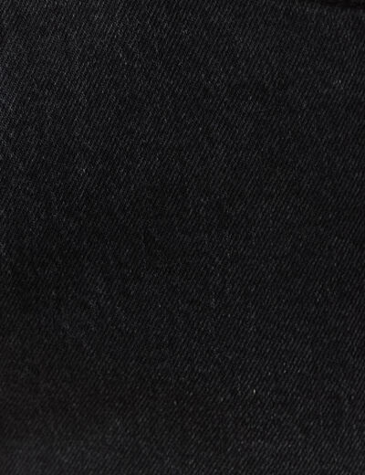Jeans straight taille tapered denim snow noir homme