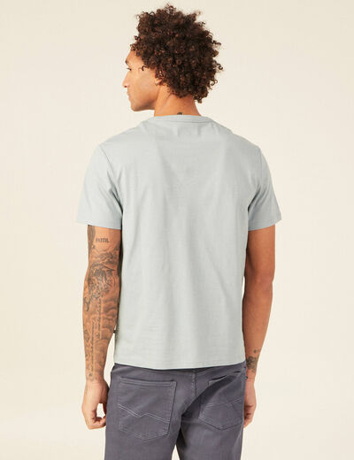 T-shirt éco-responsable vert olive homme