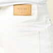 Jeans loose 5 poches denim blanc homme