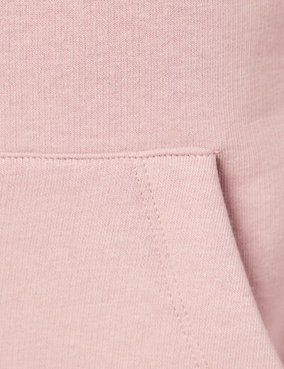 Sweat manches longues vieux rose homme