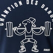 T-shirt manches courtes bleu marine homme