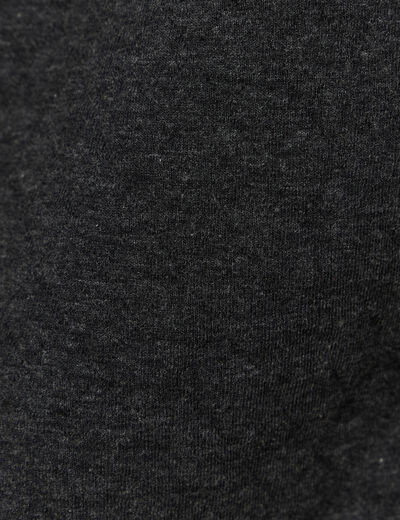 Gilet à capuche noir femme