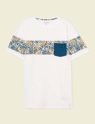 T-shirt manches courtes beige homme