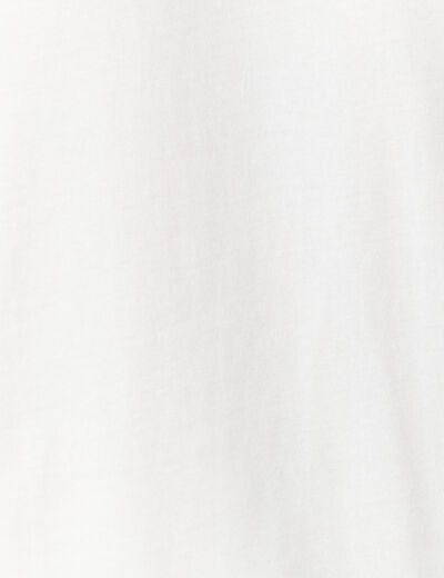 T-shirt éco-responsable ecru homme