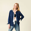Chemise en jeans manches longues denim stone femme