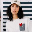 Casquette creme femme