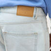 Jeans large longueur 32 en coton denim snow bleach homme