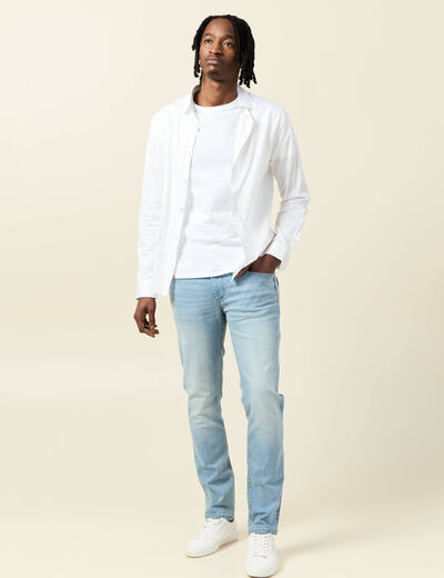 Jeans slim éco-responsable denim used homme