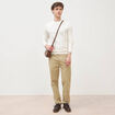 Pantalon regular longueur 32 taupe homme