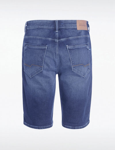 Bermuda éco-responsable denim brut homme