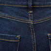 Jeans regular taille haute denim brut femme