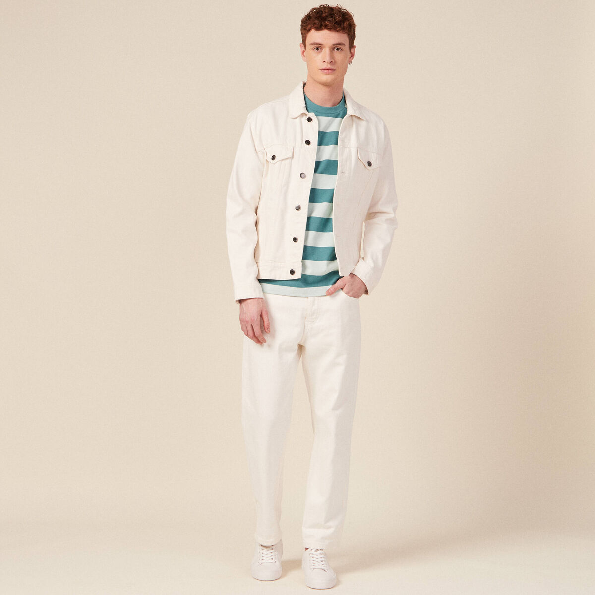 T-shirt manches courtes bleu clair homme