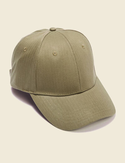 Casquette vert kaki homme