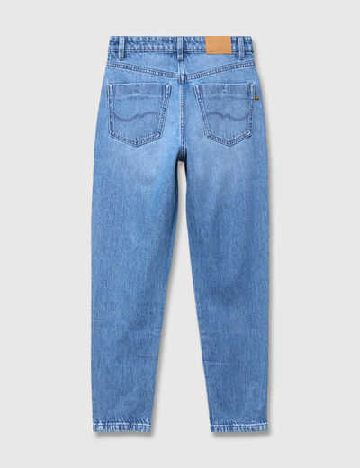 Jeans mom 7/8&egrave;me denim used femme