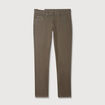 Jeans slim 5 poches vert kaki homme