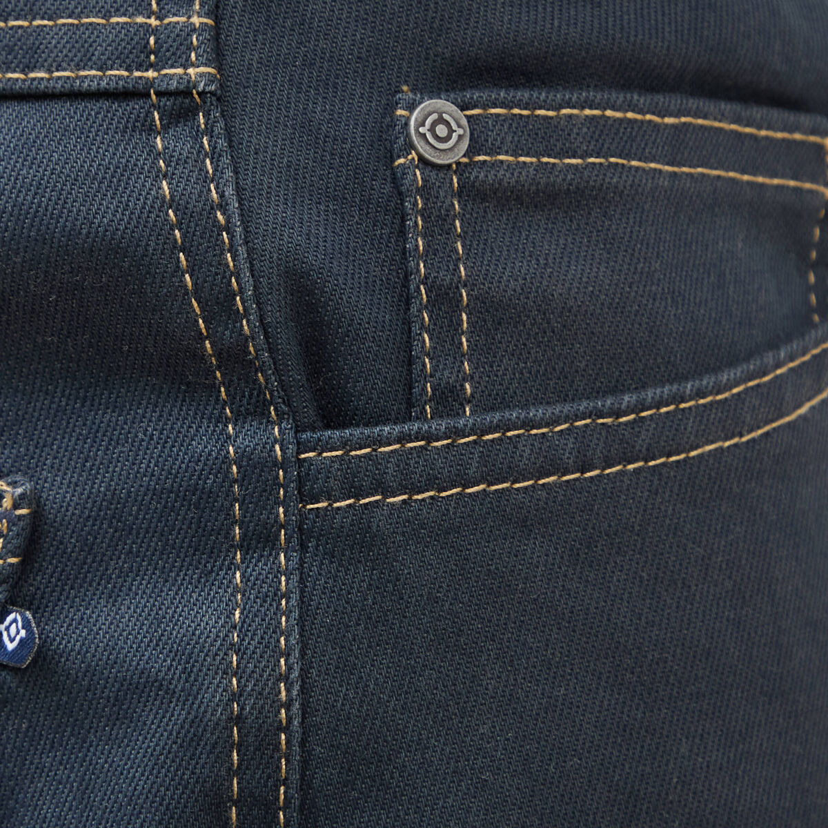 Jeans regular used denim gris homme