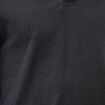 Polo manches longues noir homme