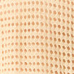 Pull manches courtes ajouré creme femme