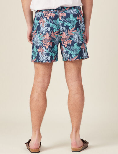 Short de bain bleu marine homme