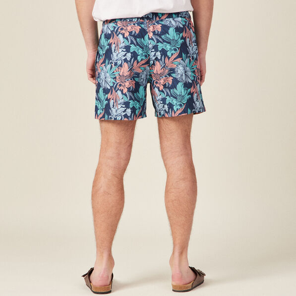 Short de bain bleu marine homme