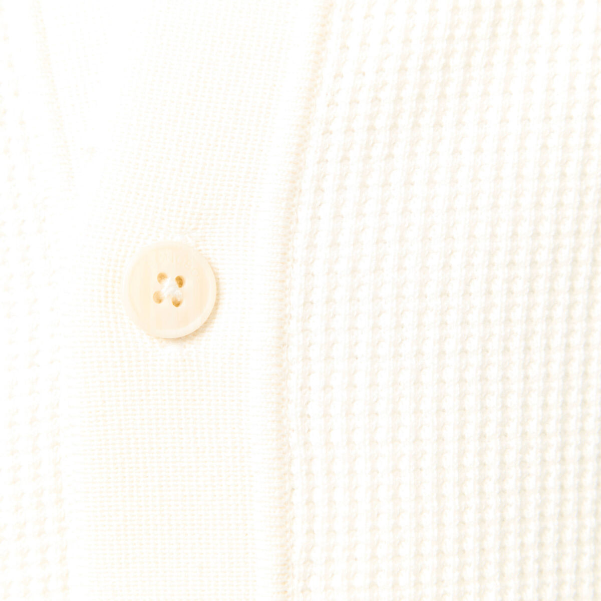 Chemise manches courtes col polo ecru homme