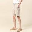 Bermuda droit à coulisse sable homme