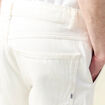Chino droit longueur 32 coton denim blanc homme