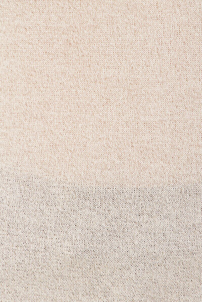 Pull manches longues beige femme