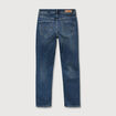 Jeans slim taille standard 7/8&egrave;me bleu femme