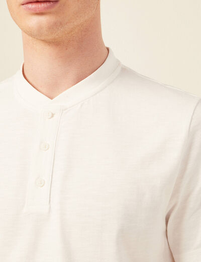 T-shirt éco-responsable ecru homme