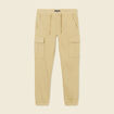Pantalon battle bas resserr&eacute; beige homme