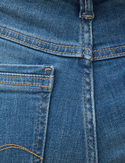 Jeans slim taille haute denim stone femme