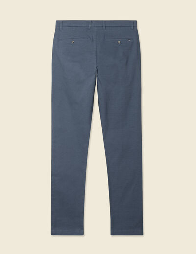 Pantalon slim Instinct chino bleu gris homme