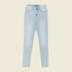 Jeans Lou - jegging denim bleach femme