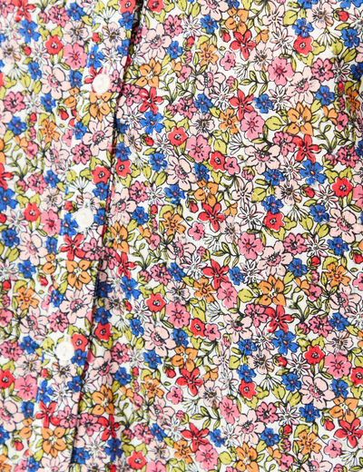Chemise manches longues multicolore femme