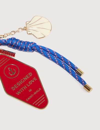 Porte-cl&eacute;s multicolore femme