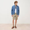 Bermuda vert kaki homme